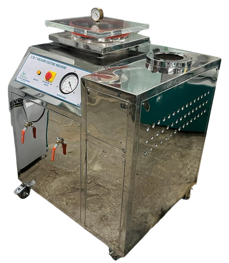 2-in-1 casting machine with stainless steel body