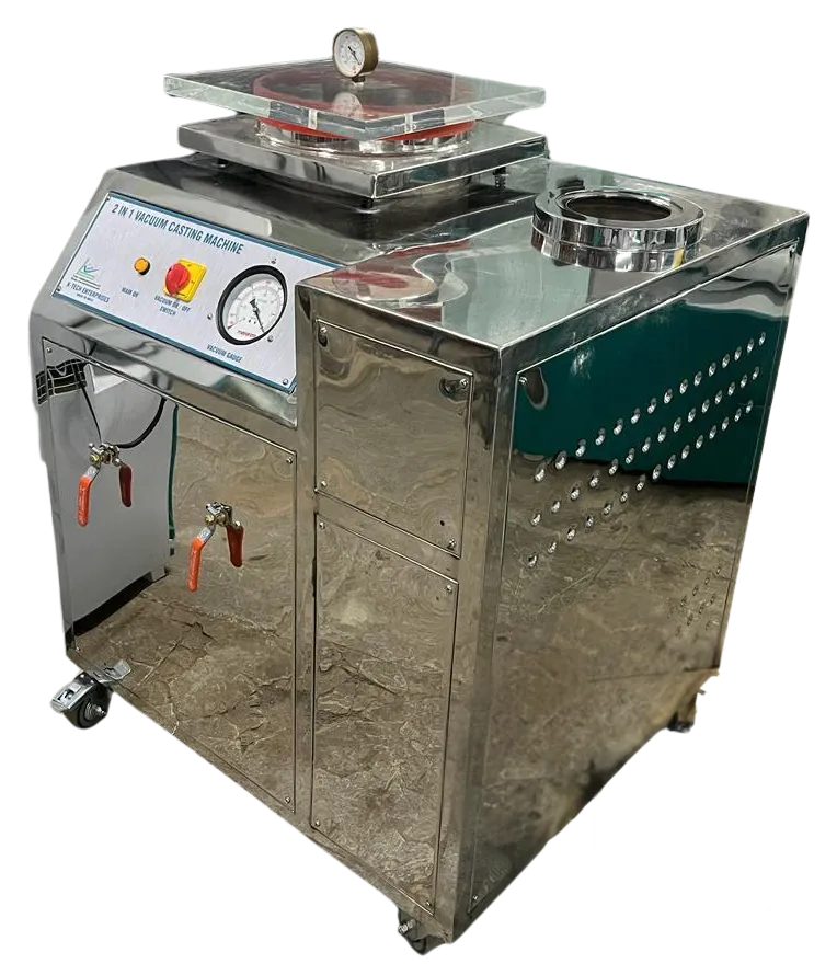 2-in-1 casting machine with stainless steel body