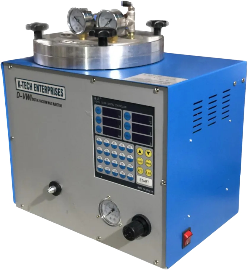 Auto clamp wax injector for jewellery wax patterns