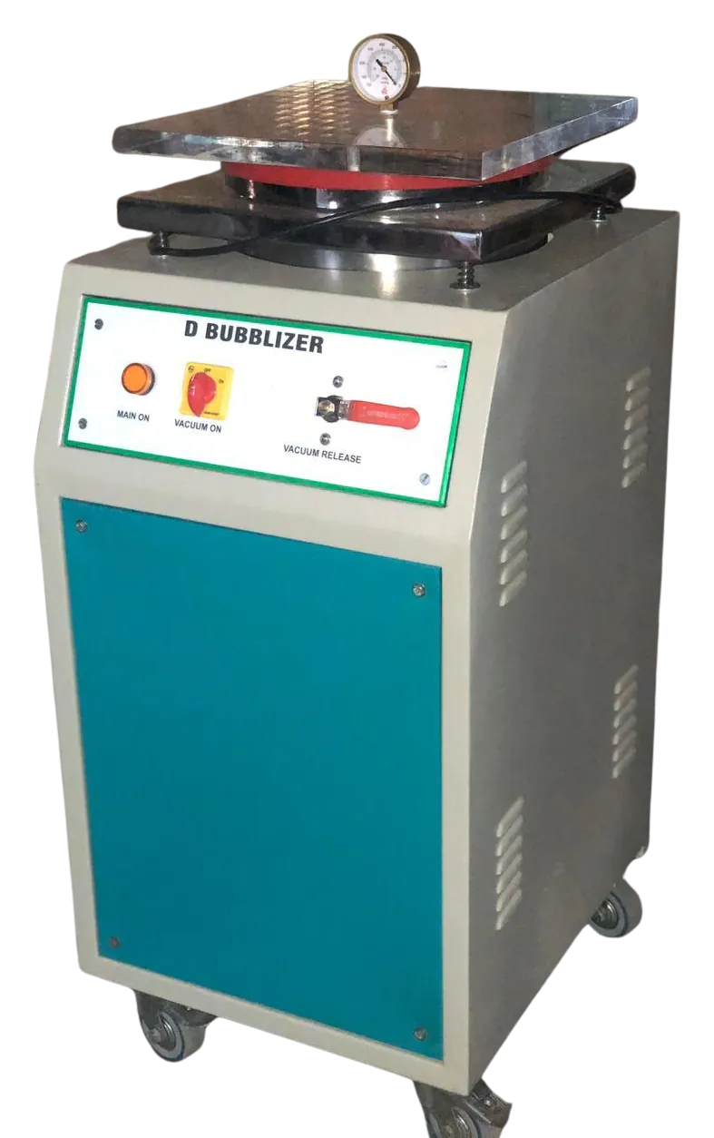 Debubblizer machine for wax trees