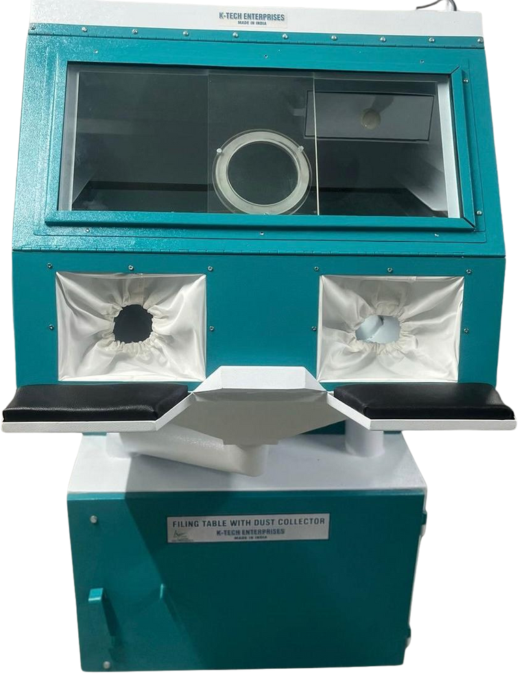 Jewellery filing table with dust collector