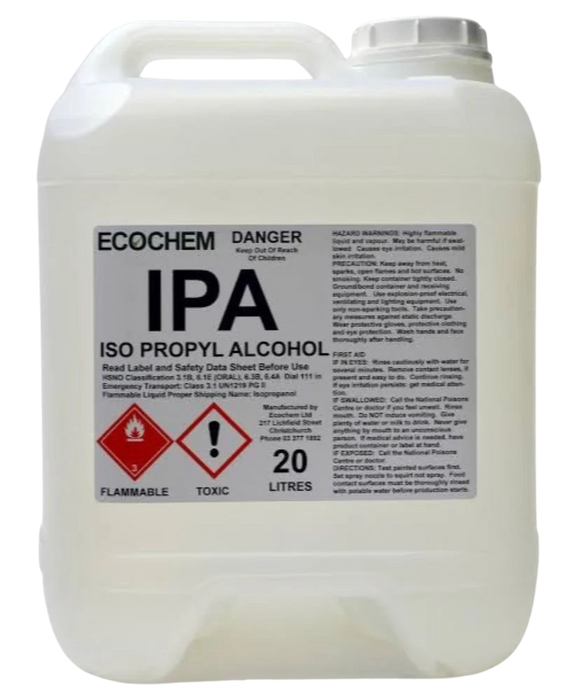 IPA isopropyl alcohol for cleaning 3D prints